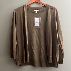 Sheer Green Cardigan